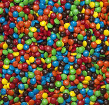 Mini M&M's in 1kg Bag. Wallies Lollies