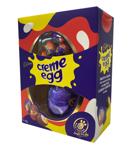 Picture of Cadbury Dairy Milk Egg with Cadbury Creme Mini Eggs 193g