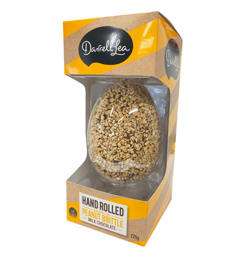 Picture of Darrell Lea Hand Rolled Peanut Brittle Easter Egg 225g