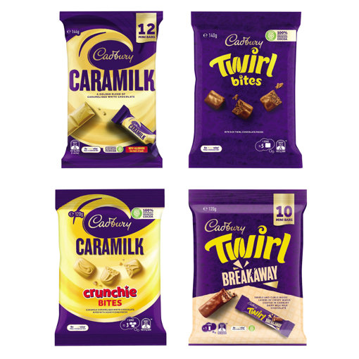 Picture of Cadbury Share Packs - 4 for $10